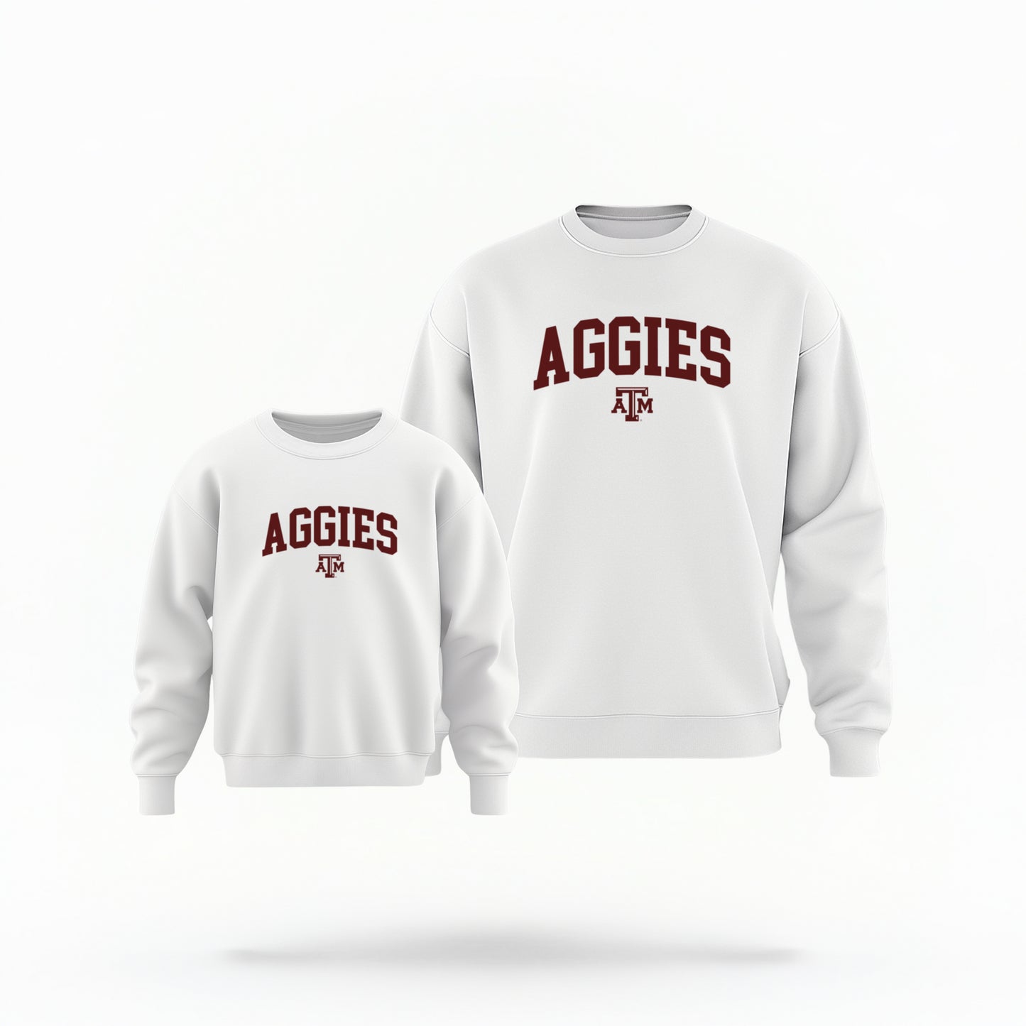 Daddy and Me Aggies Varsity Crewneck