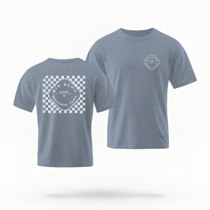 Big Bend TX Checkered Comfort Colors T-shirt