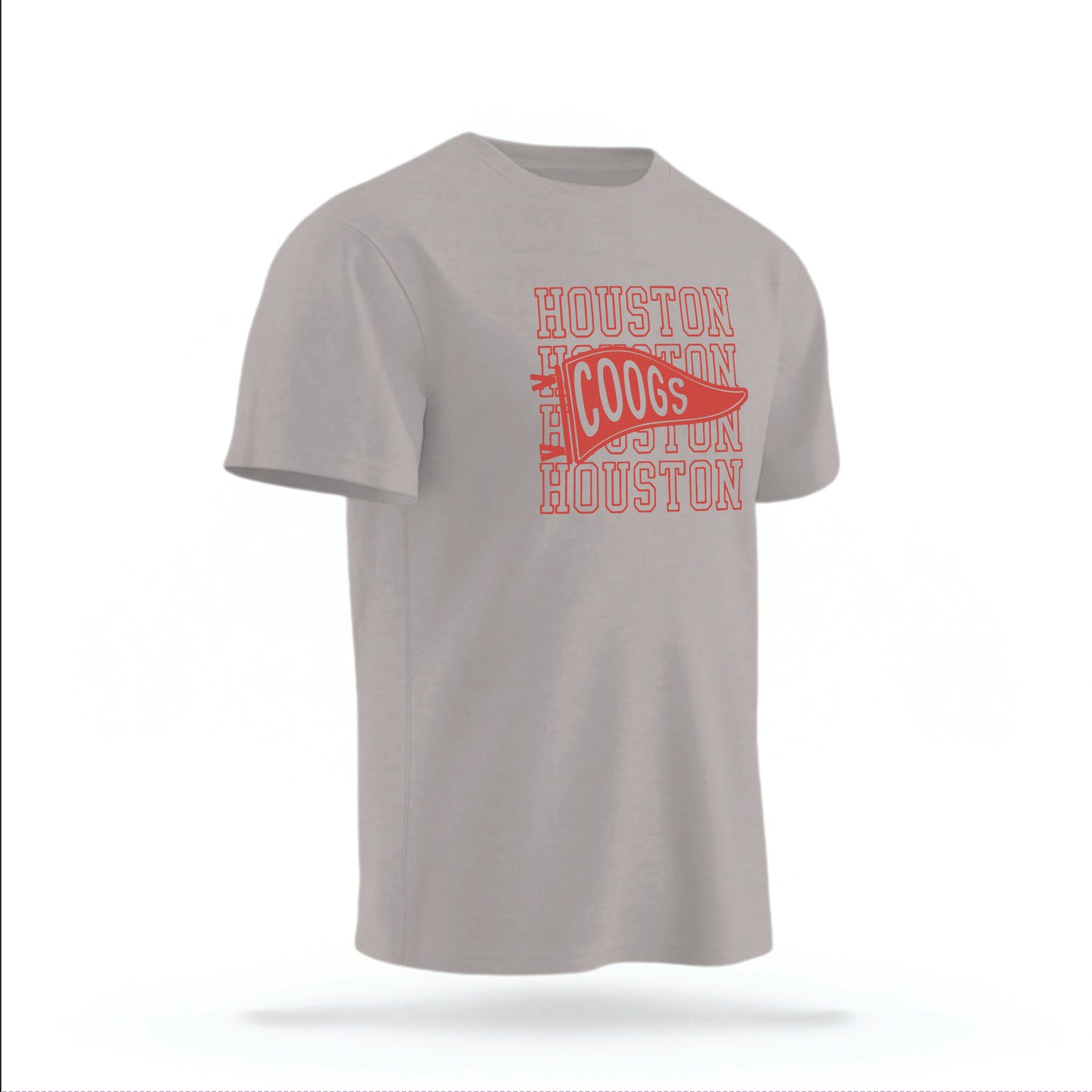 Houston Cougars Stacked Pennant T-Shirt