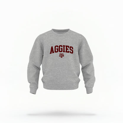 Mommy and Me Aggies Varsity Crewneck