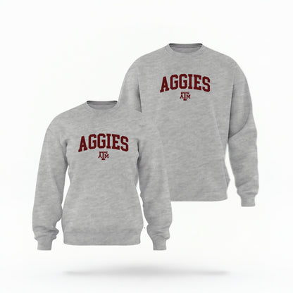 Mommy and Me Aggies Varsity Crewneck