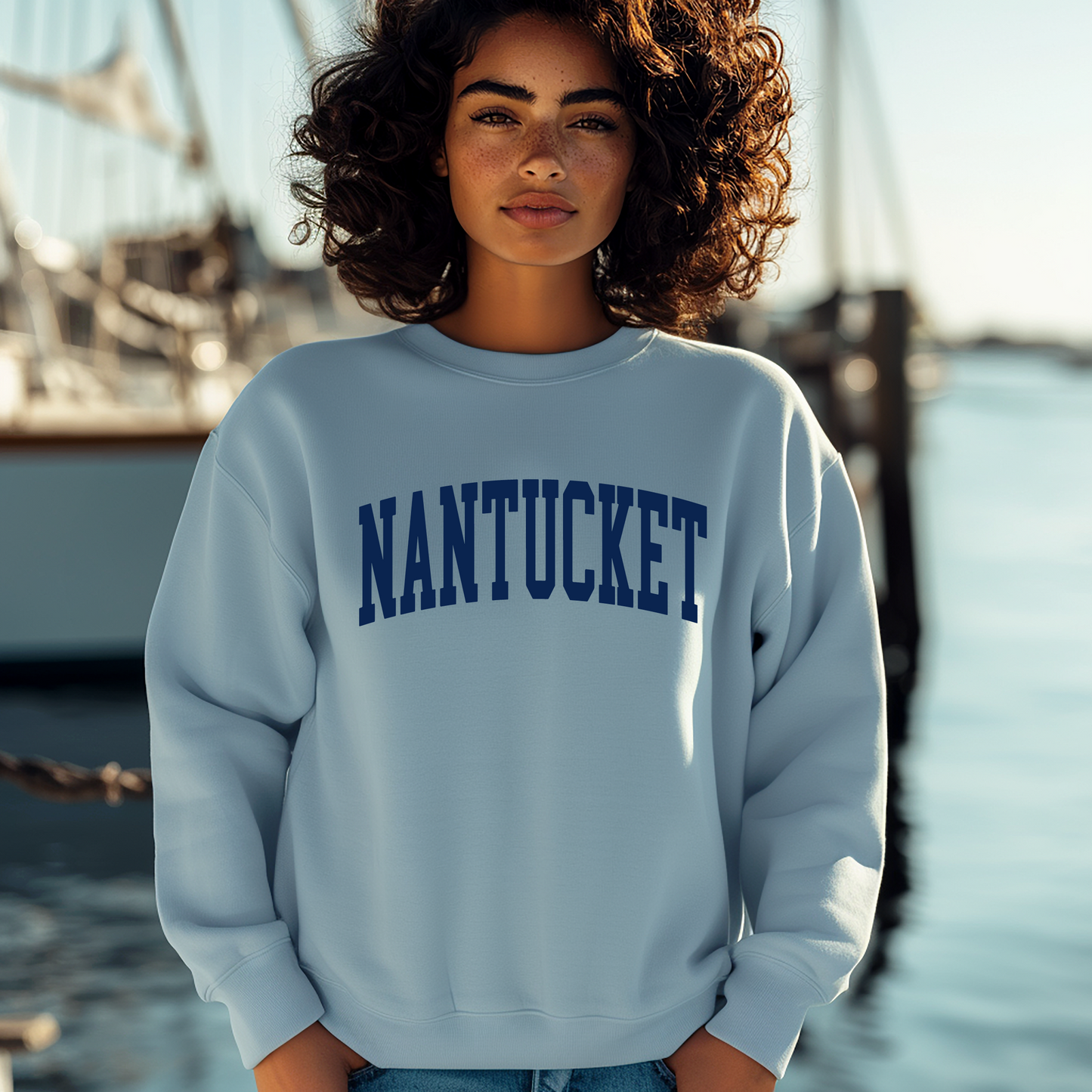 Nantucket Varsity Crewneck Sweatshirt