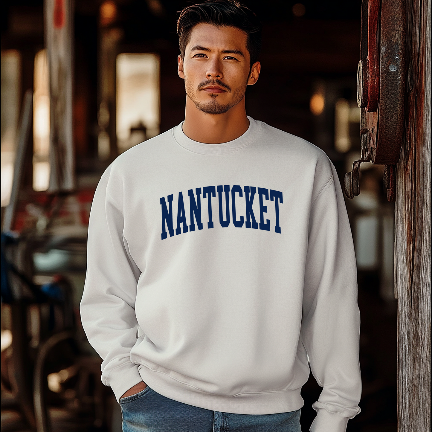 Nantucket Varsity Crewneck Sweatshirt