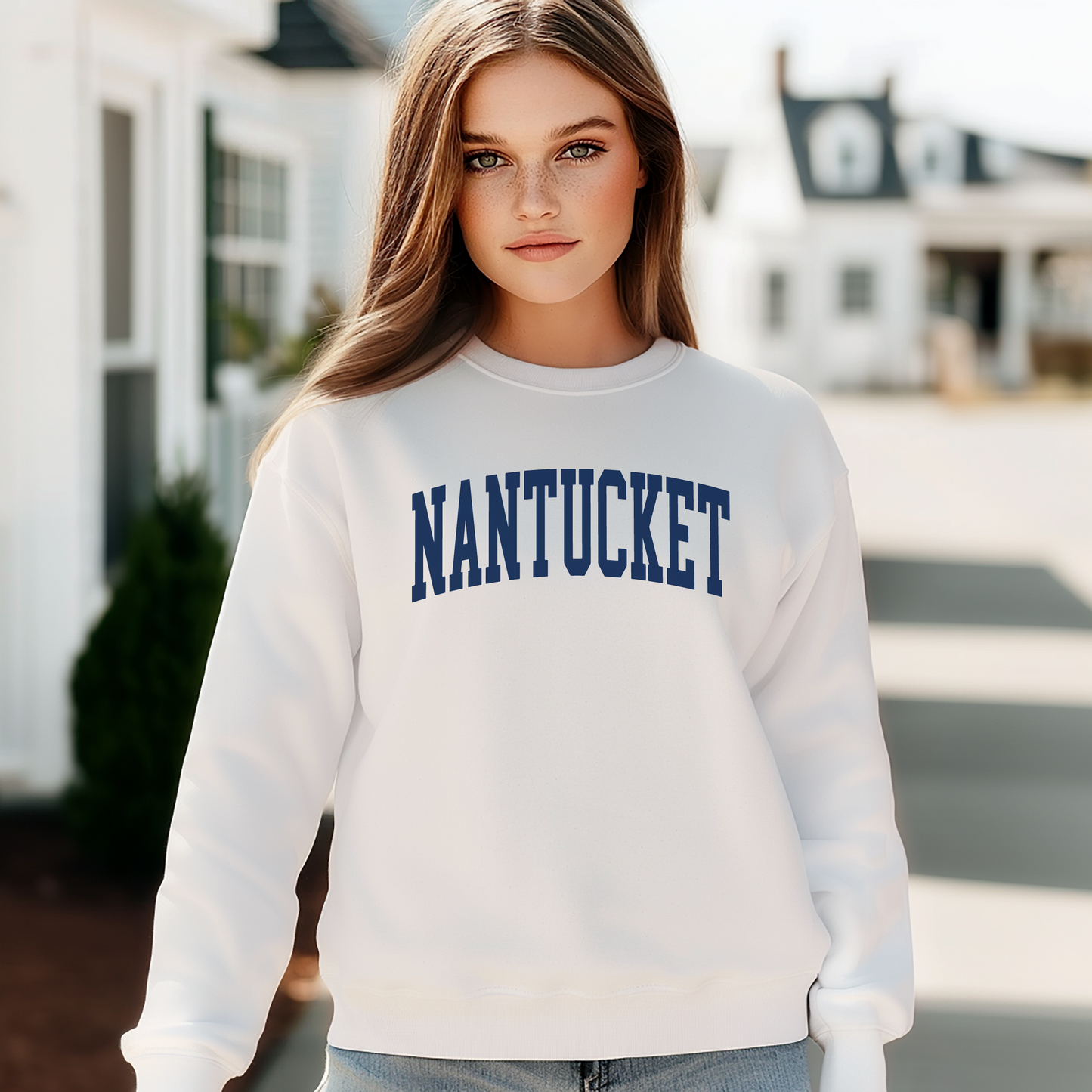 Nantucket Varsity Crewneck Sweatshirt