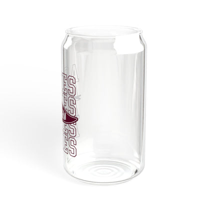 Aggies Pennant 20oz Can Glass Tumbler