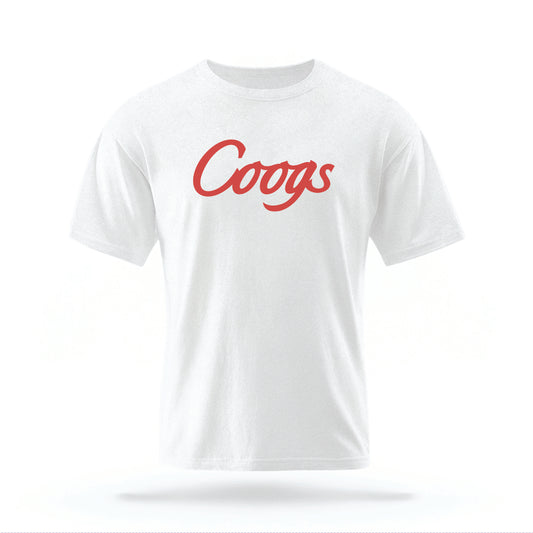 Houston Coogs Script Logo T-Shirt