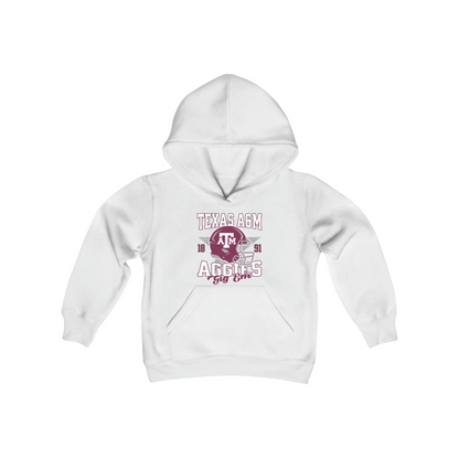 Youth Texas A&M Aggies Football Hooded Sweatshirt