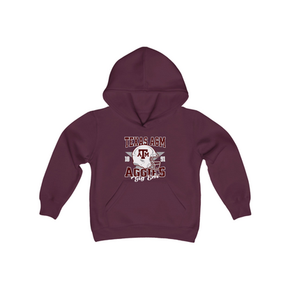 Youth Texas A&M Aggies Football Hooded Sweatshirt