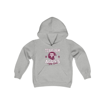 Youth Texas A&M Aggies Football Hooded Sweatshirt