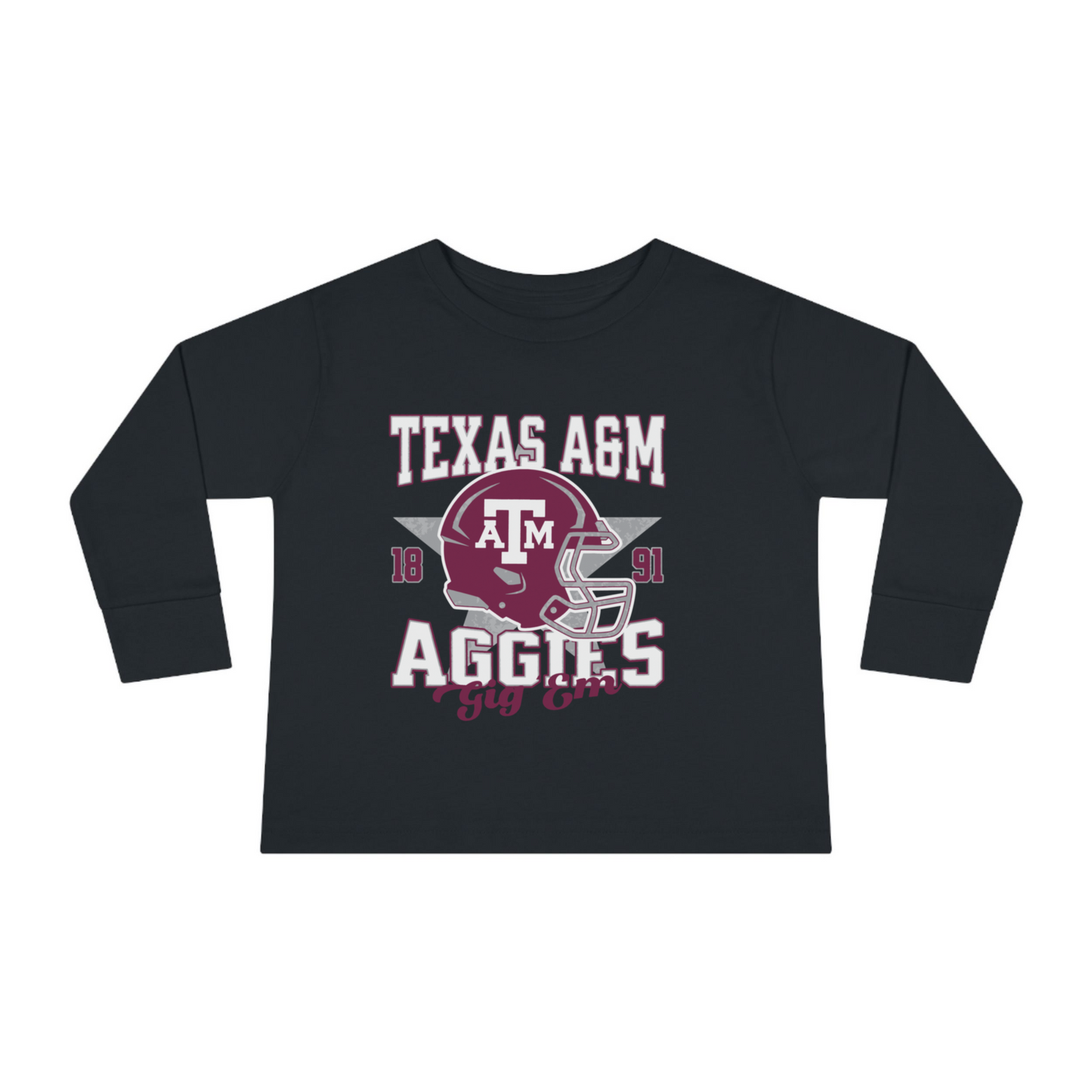 Toddler Texas A&M Aggies Football Long Sleeve T-shirt