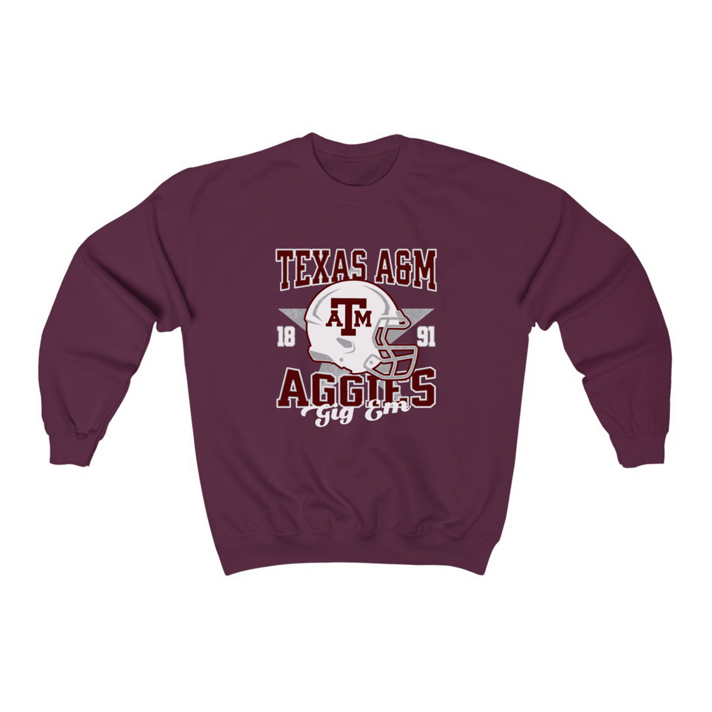 Texas A&M Aggies Football Crewneck Sweatshirt