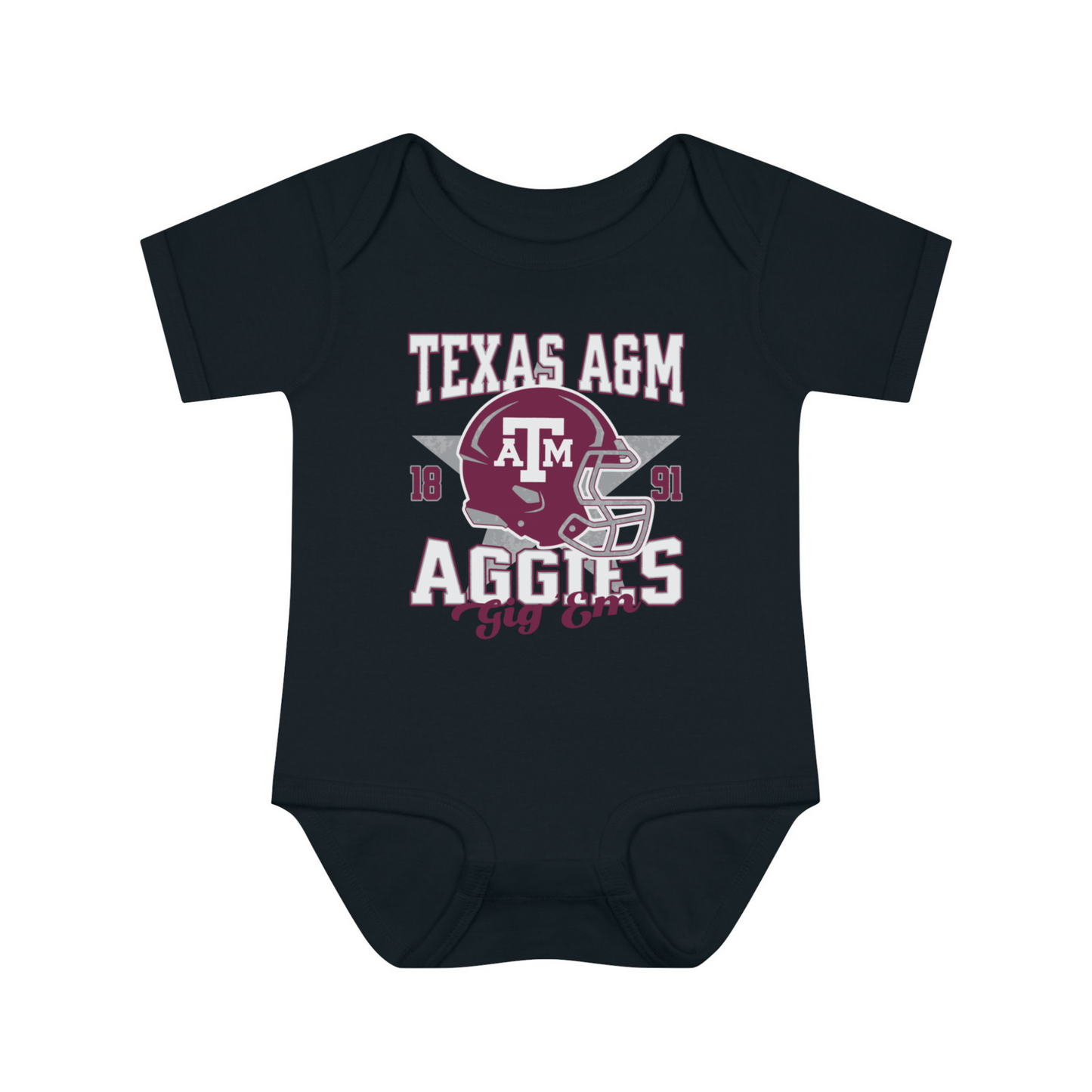 Texas A&M Aggies Football Baby Bodysuit