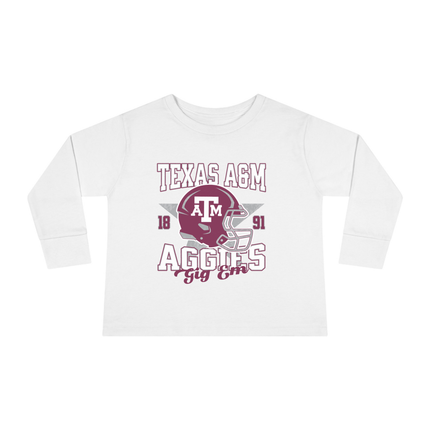 Toddler Texas A&M Aggies Football Long Sleeve T-shirt